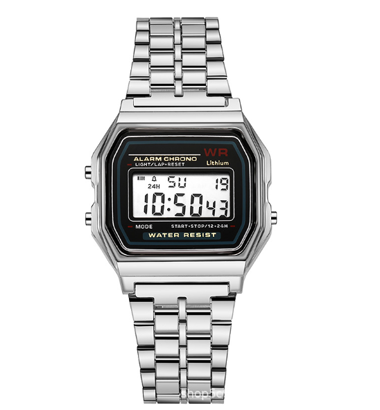 Classic Digital Steel Watch