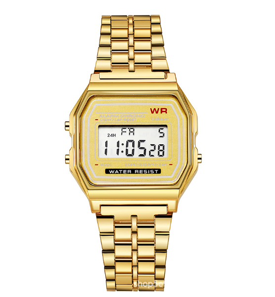 Classic Digital Steel Watch